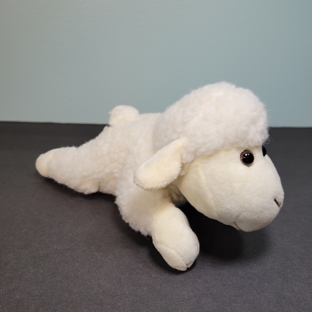 Lamb Sherpa Plush Laying Sheep Light Playwear 9 inch Stuffed Animal Toy